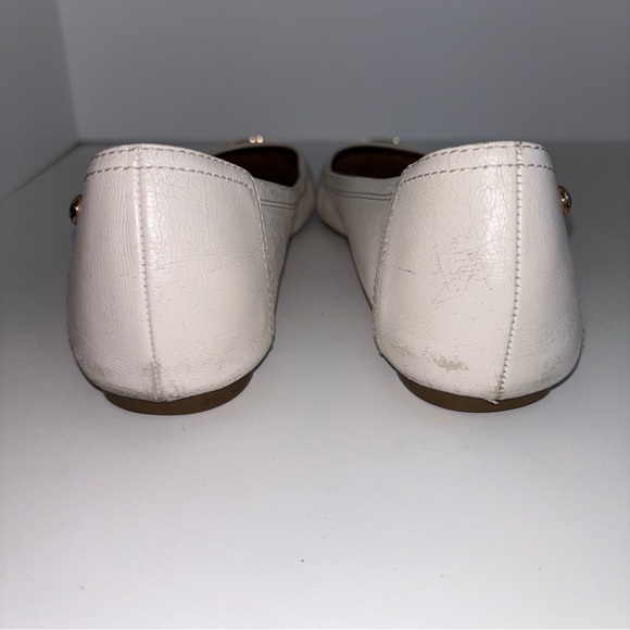 COACH Chelsea Leather Ballet Flat Matte Light Pink Cream Shoes Size 9 - Picture 6 of 11